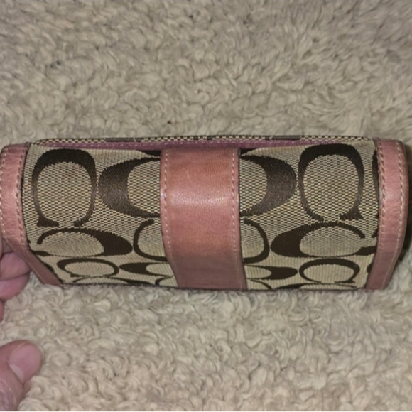 Coach Monogram Trifold Wallet - Picture 4 of 11